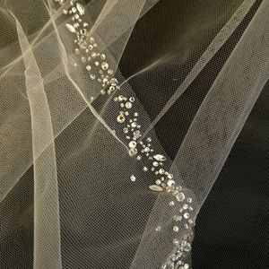 David’s Bridal, never worn, brand, new, sparkle veil